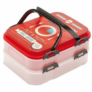 Ételhordozó doboz dekorral, 40 x 30 cm kép