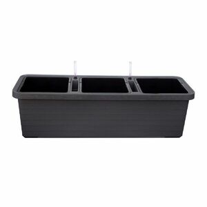 Plastia Berberis TRIO öntöző virágláda, antracit kép