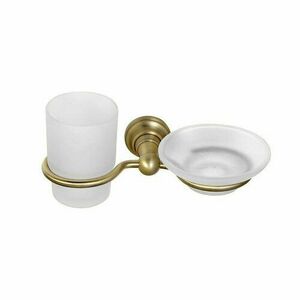 SAPHO 1318-04 Diamond szappantartó, fogkefetartó, bronz kép