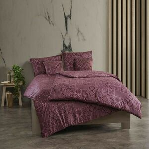 Kvalitex Pamut ágynemő Tokyo bordó, 140 x 220 cm, 70 x 90 cm kép