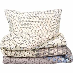 Matex Háromszögek szatén ágyneműhuzat, 140 x 200 cm, 70 x 90 cm kép