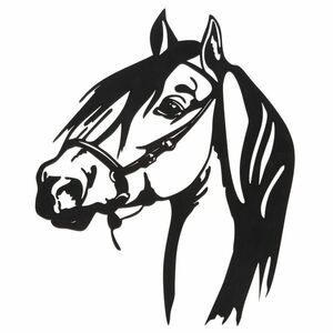 Ló fából faragott fali dekoráció, 29 x 37x 1 cm kép