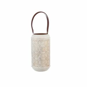 InDecor Fém gyertyatartó Mandala bézs, 19 x 19 x38 cm, M kép