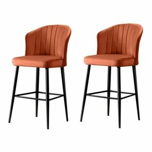 Rubi Tile Red and Black bárszék szett, 2 db, 2 db kép