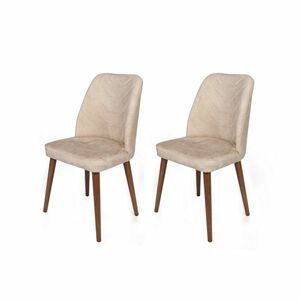 Dallas Beige and Walnut étkezőszék szett, 2 db kép