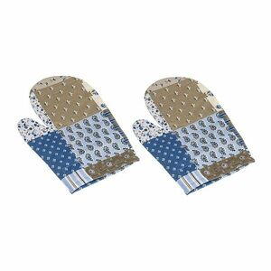 Bellatex Patchwork edényfogó kék , 28 x 18 cm, 2 db kép