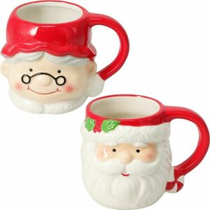 2 db Mr. & Mrs. Claus kerámia bögre szett 440 ml kép