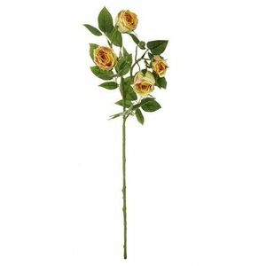 Művirág Sárga rózsa, 4 virág, 20 x 15 x 70 cm kép