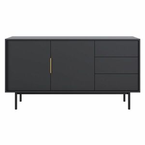 VIVALA 2D3S komód, fekete kép