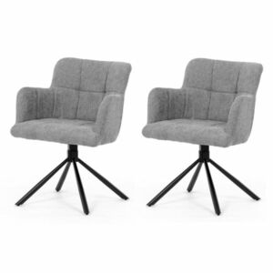 Étkezőszék szett visszatoló mechanizmussalDCH-T1122 GREY2, 2 db kép