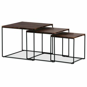 Konferenciaasztalok szett dió dekorban, 3 db kép