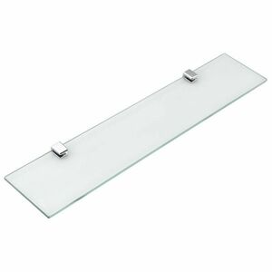 AQUALINE SB115 Samba üveg polc 50 cm, ezüst kép