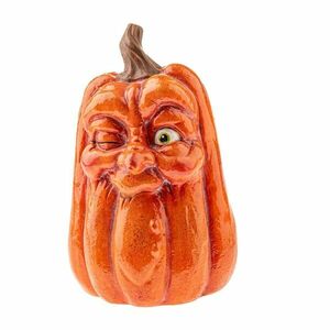 Őszi dekoráció Arcú tök, 20 x 32 cm, magnézium kép