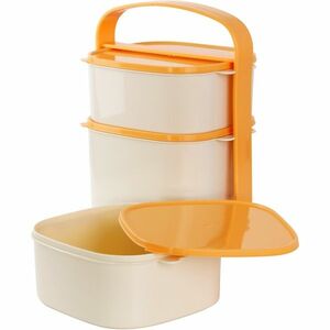 Műanyag ételhordozó, 2x 1, 2 l + 1x 2 l kép