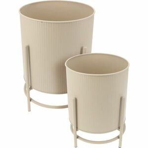 Celano bézs színű fém virágállvány-készlet, 2 db kép