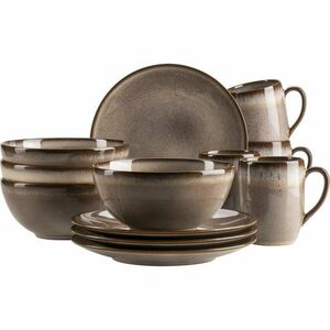 Mäser 12 darabos reggeli edénykészlet SMOKY'S – barna kép