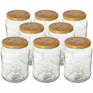 Orion Mézes keverék befőttesüveg készlet fedővel, 0, 77 l, 8 db kép