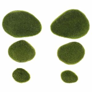 Moha műdekoráció zöld, 15 x 20 x 6 cm kép