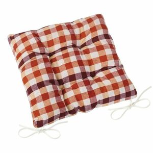 Bellatex EMA Kocka terra átvarrott székpárna, 40 x 40 cm kép