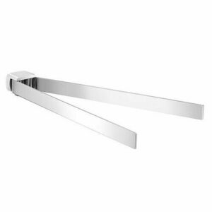 GEDY PI2313 Pirenei kéztörlő tartó, duplaforgatható, 35 cm, ezüst kép