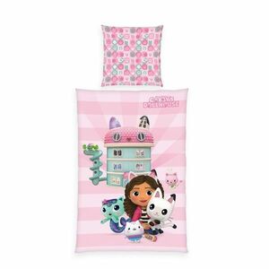 Herding Pamut ágynemű Gabby's Dollhouse , 135 x 200 cm, 80 x 80 cm kép