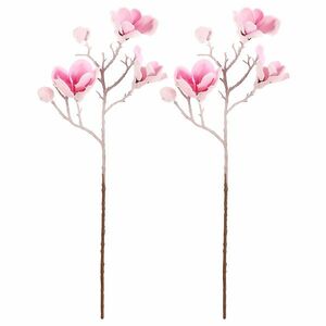 Művirág-készlet, 2 db, rózsaszín, 65 cm kép