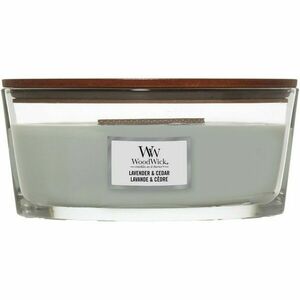 WoodWick Illatosító gyertya hajó Lavender & Cedar, 453 g kép