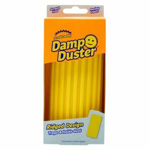Scrub Daddy Damp Duster poreltávolító szivacs, sárga kép