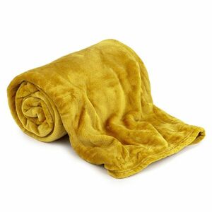 BO-MA Aneta takaró sötétsárga (mustár), 150 x 200 cm kép