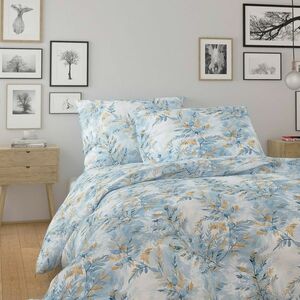 Kvalitex Pamut ágynemő Nordic Yves kék, 140 x 200 cm, 70 x 90 cm kép