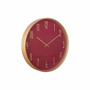 Karlsson 5996RD design falióra, piros, átmérő 40cm kép