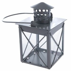 Camille fém gyertyatartó, szürke, 7 x 10, 5 x 7 cm kép