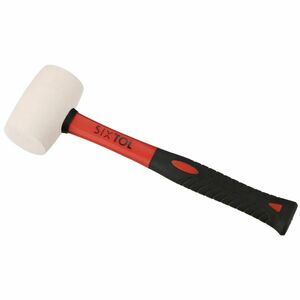 Sixtol TPR HAMMER gumikalapács, fehér, 220 g, 285 mm kép