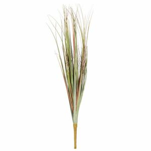 Műdíszítés Fűcsomó zöld-narancssárga, 10 x 10 x 62cm kép