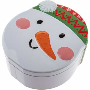 Karácsonyi fémdoboz Hóember 1, 4 l kép