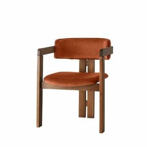 CO Tile Red and Walnut étkező szék kép