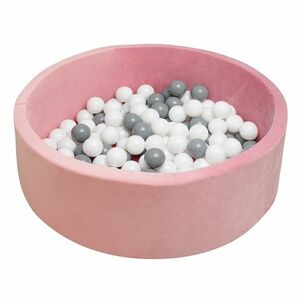 New Baby gyerek száraz medence labdákkal, rózsaszín kép
