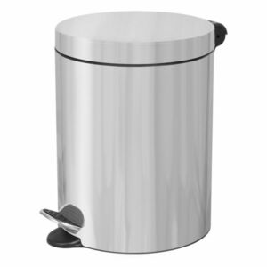 Alda Soft Close Freedom Fresh 5 l pedálosszemetes, rozsdamentes acél, fényes, 5 l kép