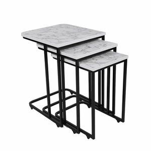 Metal Zigon tárolóasztal, 3 db kép