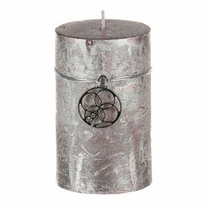 Karácsonyi gyertya, világos lila, 245 g kép