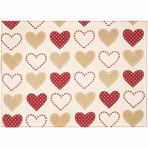 Home Elements Szív minta tányéralátét, 33 x 45 cm kép