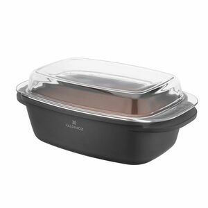 Valdinox téglalap alakú sütőedény fedéllel Morgan32 x 21 cm kép