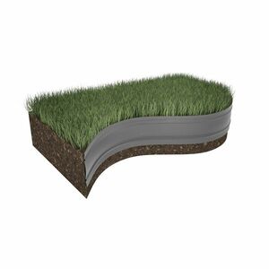 Amispol rejtett kerti járdaszegély, 12, 5 x 600 cm kép