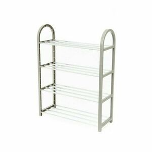 Compactor Négyemeletes cipőtartó 12 pár cipőnek, műanyag, 49, 5 x 18, 4 x 65 cm kép