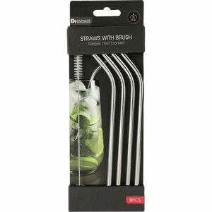 Szívószál készlet kefével, 5 db kép