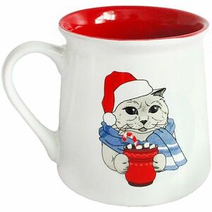 Toro Xmas Cat kerámia bögre, 290 ml kép