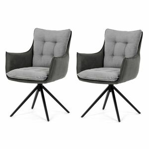 Étkezőszék szett forgó mechanizmussalDCH-D1345 GREY2, 2 db kép