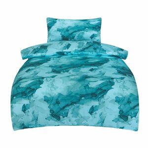 Deluxe Minerals tyrkys szatén ágyneműhuzat türkiz, 140 x 200 cm, 70 x 90 cm kép