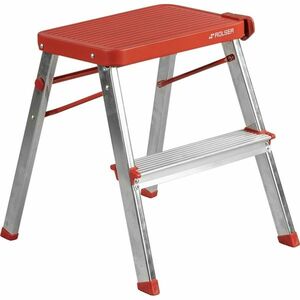 Rolser Otthoni összecsukható létra Taburete, 2fokozat, narancssárga kép