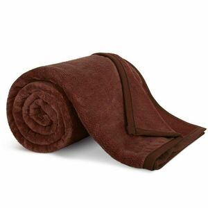 Bellatex Korall mikro takaró, barna, 150 x 200 cm kép
